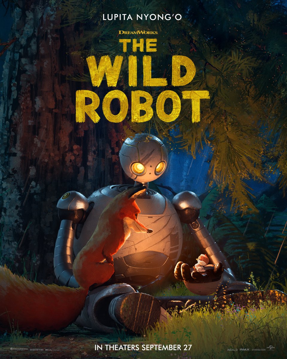 Dreamworks's tweet photo. A bond like no other. Experience #TheWildRobotMovie only in theaters September 27. https://t.co/MRMY0g7dZZ