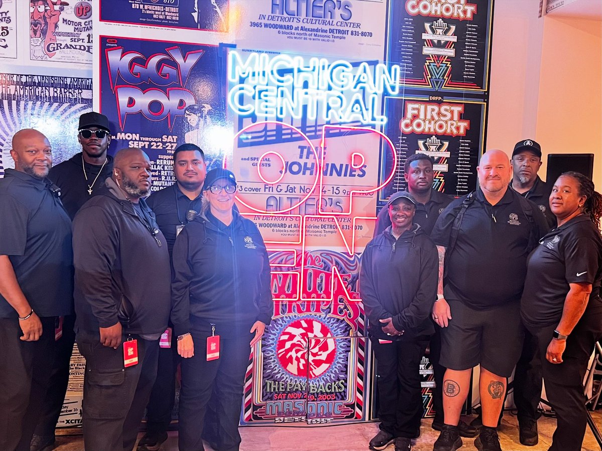 NPBCompaniesInc's tweet image. The solid consulting team for the @ford massive grand opening celebration of the Michigan Central Station in Detroit. James, AJ, Shermond, Isaiah, Amy, Kim, Darion, Boothy, Verzel and Tammy. Keep up the great work team!! #NPB #SecurityConsulting #Security #MichiganCentralStation