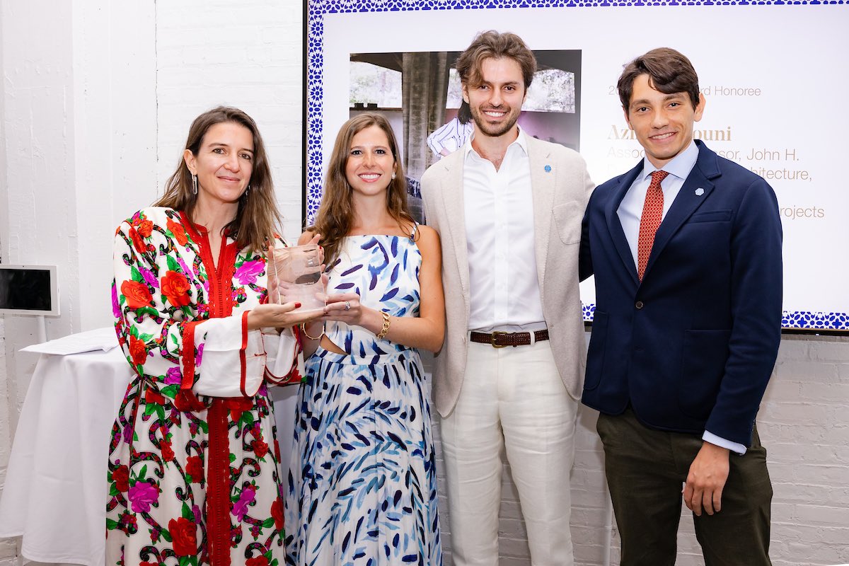 BdeMontlaur's tweet photo. @AzizaChaouniPr received the 2024 Watch Award for her involvement in recovery work in Morocco after the earthquake of September 8 @WorldMonuments Summer Soirée in New York. #CulturalHeritage https://t.co/TO688V9hZQ