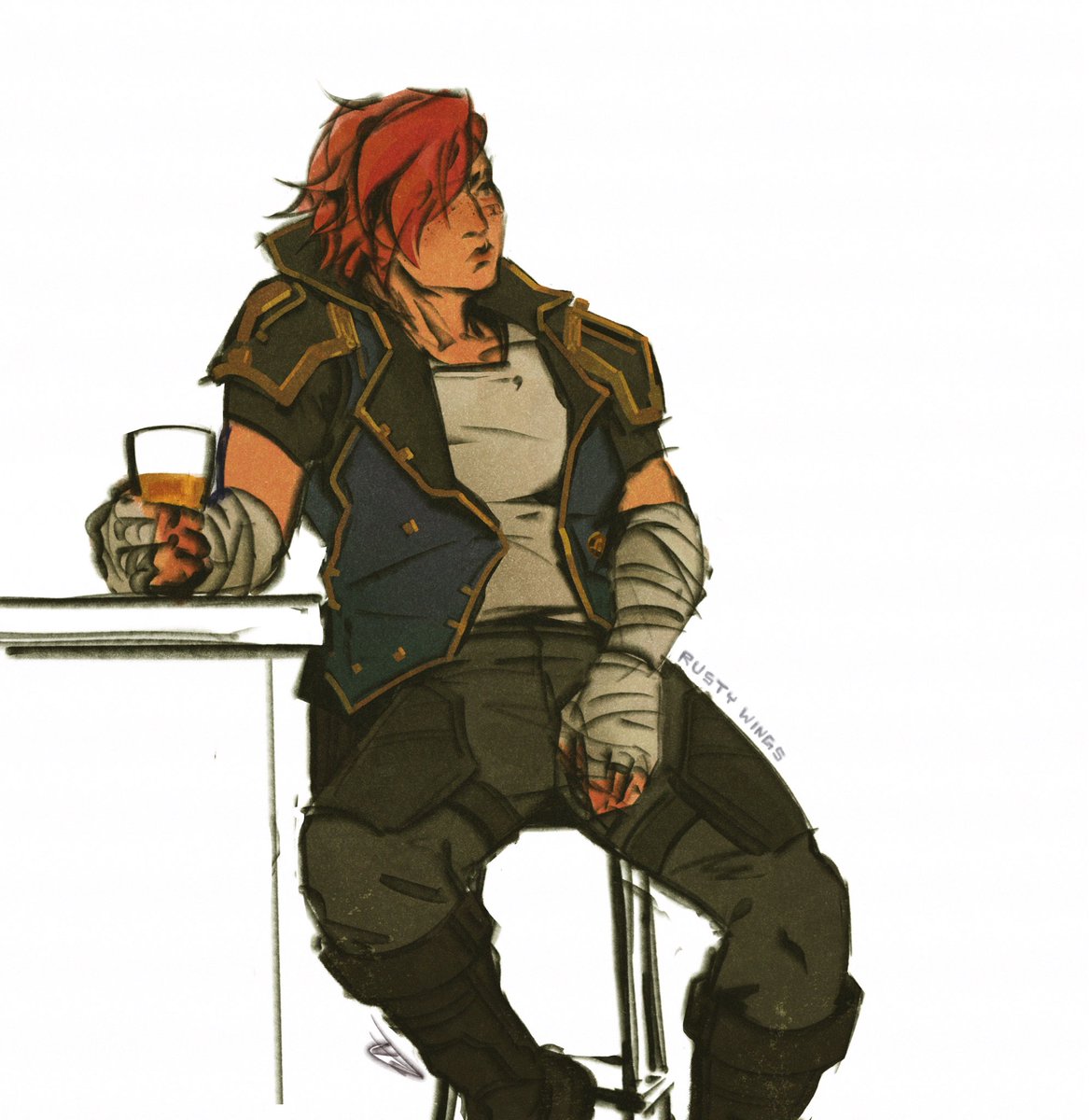 After work 🍺

#arcane #arcanefanart #vi