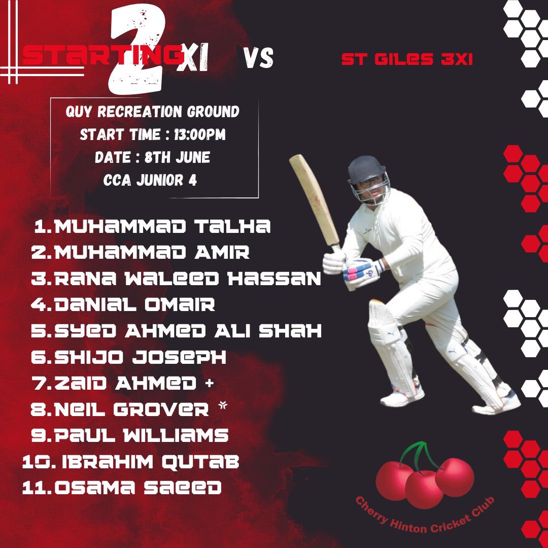 Cherry Hinton Cricket Club tweet media