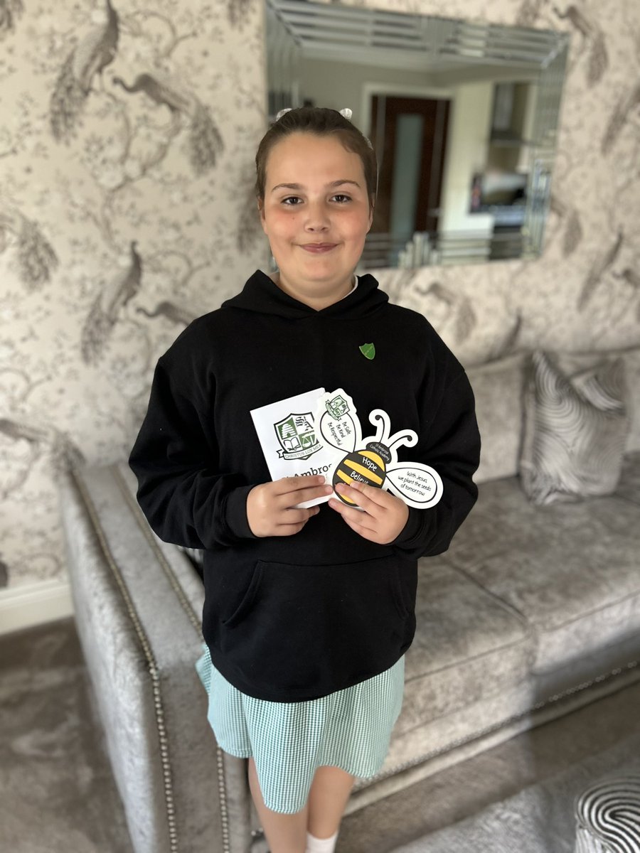 Unbelievably proud of my little lady! What a way to start her very last half term at St Ambrose 💚💚 @MrStinchcombY6 <a href="/StAmbroseSpeke/">St Ambrose Catholic Academy</a>