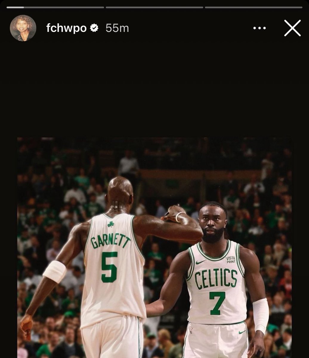Jaylen Brown posting this picture on his Instagram is EVERYTHING.