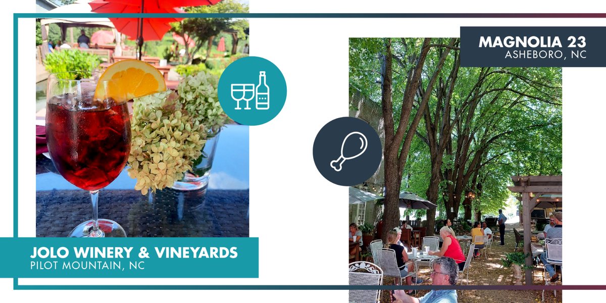 NCCarolinaCore's tweet image. Sip, snack and dine al fresco! The #CarolinaCore’s culinary scene is buzzing with award-winning restaurants, picturesque wineries and lively breweries best enjoyed out on the patio. #MoreInTheCore

@gsochamber @greater_ws

#AlfrescoDining #PatioSeason #SummerEats #Foodie