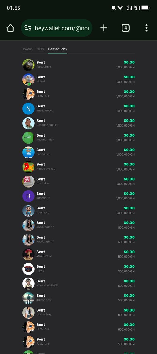 Still can claim GM 🙆‍♂️
. 
#heywallet send 1000000 $GM to the first 100 retweets and like

. 
$ARCA <a href="/LegendofArcadia/">Legend of Arcadia | Tournament S5 - Live</a>
$KIP <a href="/KIPprotocol/">KIP Protocol</a>
$LINGO <a href="/Lingocoins/">Lingo</a>