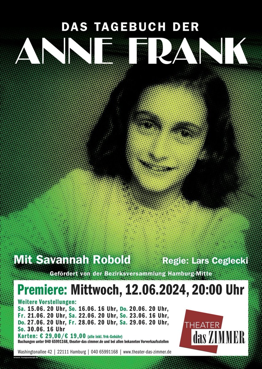 zimmer_das's tweet photo. Zum 95. Geburtstag von Anne Frank.
Vom 12. bis 30. Juni.
Jetzt buchen:
https://t.co/H4sHa4EaoA
#annefrank #dastagebuchderannefrank https://t.co/RPyptLfCqg