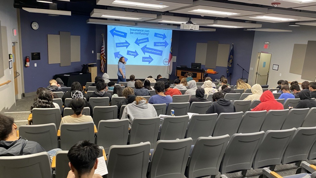 NCInsuranceDept's tweet image. Our Regional Director, Mary Needham, teamed up with Alamance County's Driver’s Education Program to educate teens on auto insurance costs and safe driving. Learn more about teen driving here: shorturl.at/QLxsr #TeenDrivers #SafeDriving