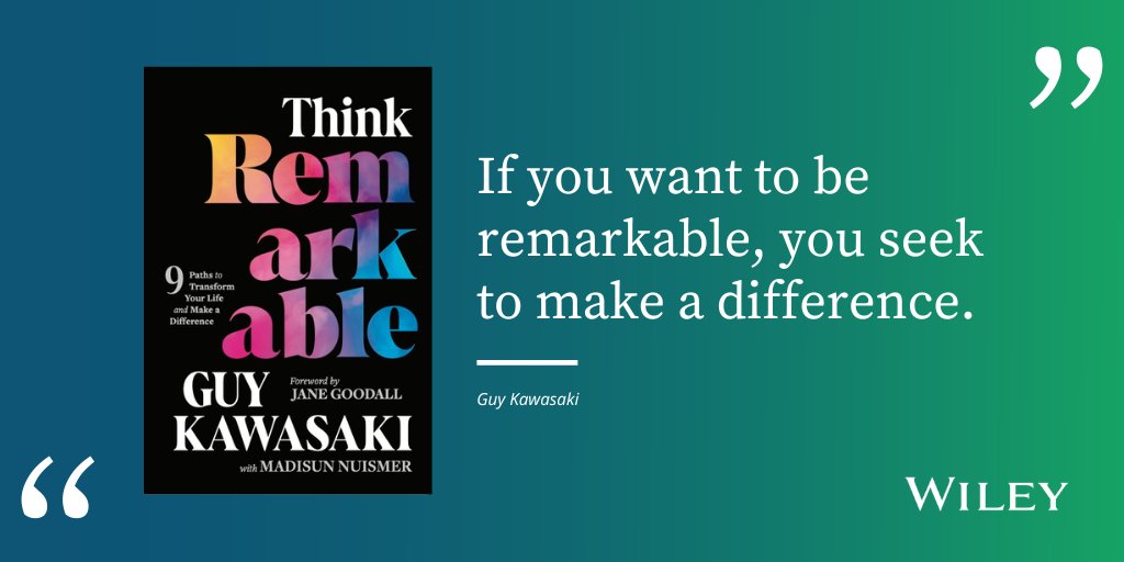 Wiley Finance (@wiley_finance) on Twitter photo Wiley authors <a href="/GuyKawasaki/">Guy Kawasaki</a> and <a href="/karin_reed/">Karin Reed</a> talk about lessons from Kawasaki's latest book, "Think Remarkable" on <a href="/SpeakerDynamics/">Speaker_Dynamics</a>.
Watch their full conversation here: ow.ly/WNZG50SbnpW Wiley authors <a href="/GuyKawasaki/">Guy Kawasaki</a> and <a href="/karin_reed/">Karin Reed</a> talk about lessons from Kawasaki's latest book, "Think Remarkable" on <a href="/SpeakerDynamics/">Speaker_Dynamics</a>.
Watch their full conversation here: ow.ly/WNZG50SbnpW