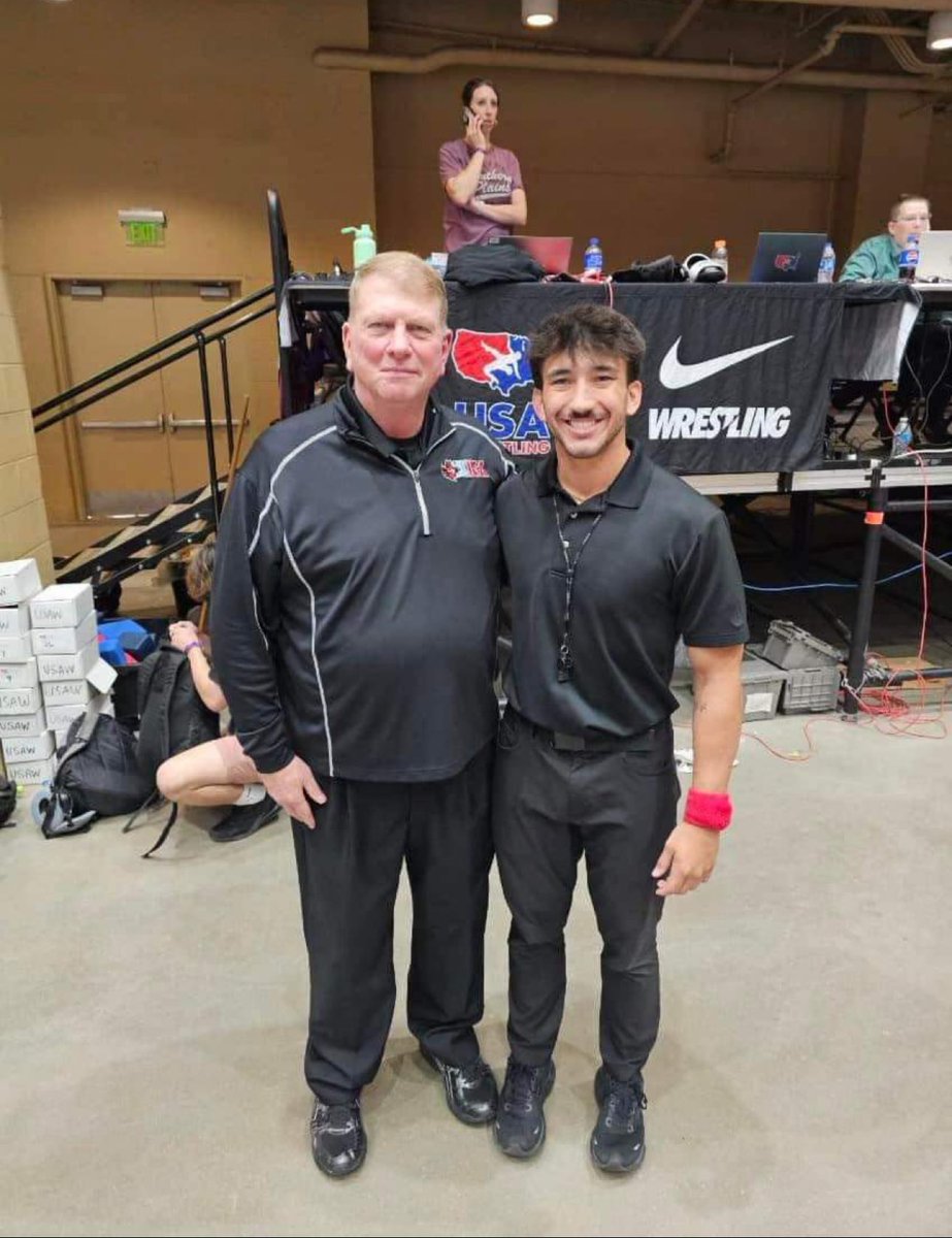 MissouriUSAW's tweet photo. Congratulations to Christian Dixon for receiving the outstanding Freestyle Offical Reward at southern plains this past weekend. And Thank you to all the officials that went that represented Missouri! https://t.co/OOencRFsV9