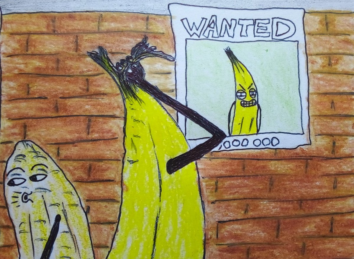 ColorGuru95's tweet photo. Banana on the Run: A Slippery Saga🍌
He Peels away from the law😆🏃🏾‍♂️

To be continued...
#art #artiswork #GQ https://t.co/ihJKWtiVhn