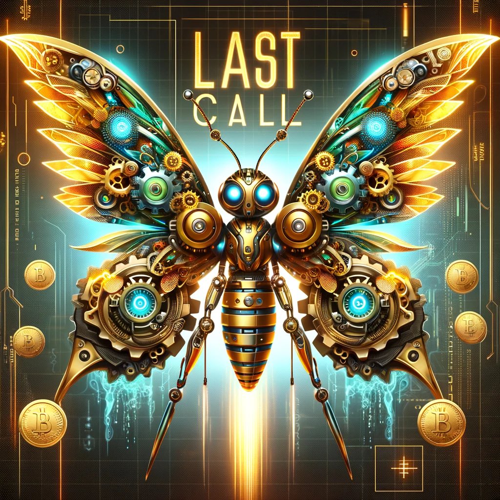 🚨 The final sprint has begun! Get your golden $BUTTERFLY now before the pre-sale ends! Don't miss your chance to soar high! 🌐🚀 #Crypto #PreSale #ButterflyInu #LastOpportunity

🦋 Presale 🦋
pinksale.finance/launchpad/0xa9…