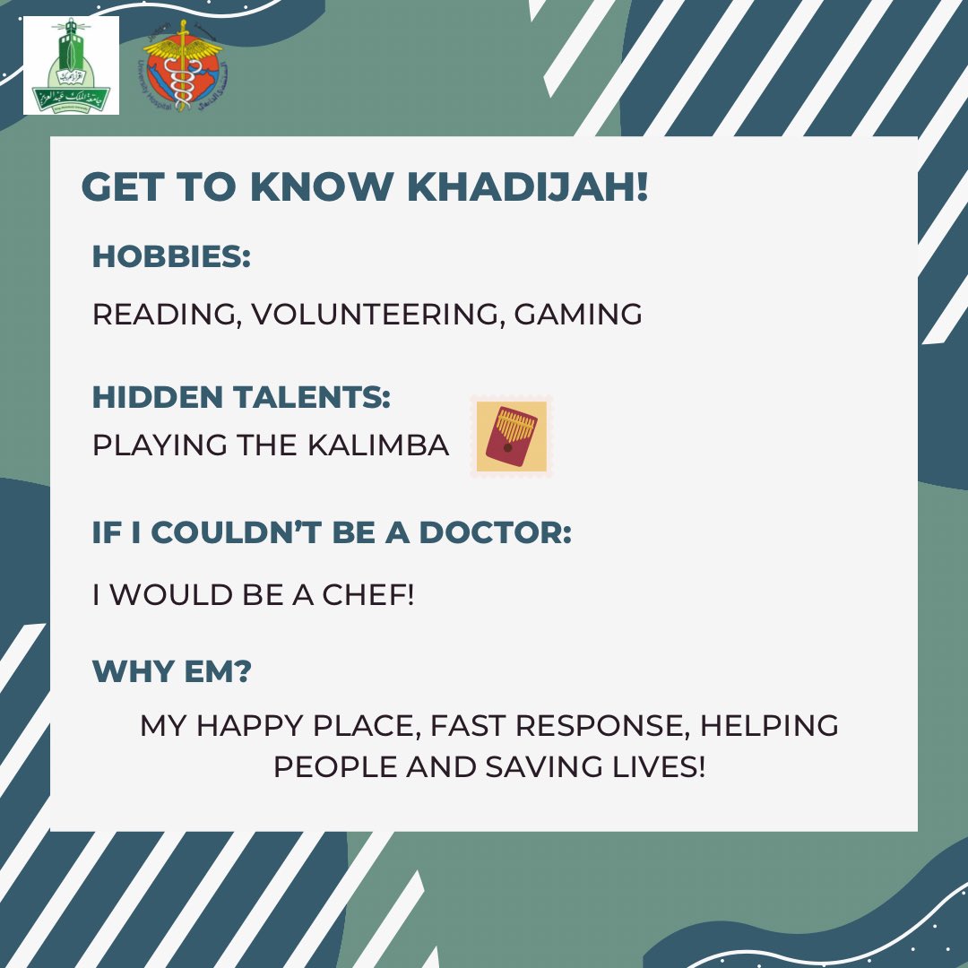 KAUH_ED's tweet photo. Dr Khadijah Basaqr 

#Matching2024 https://t.co/zJguvlF2SS