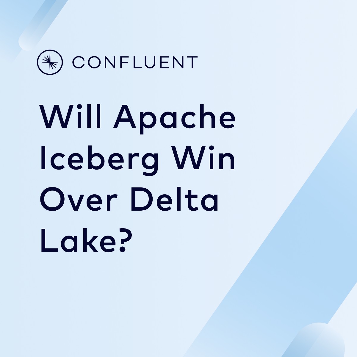 We want you 🫵... to pick a side in the great Open Table Format debate!

Gilles Philippart debates the strengths and weaknesses of #ApacheIceberg and #DeltaLake.

Learn about project histories, contributors, vendor adoption, documentation, and much more!

cnfl.io/3wYWmQG