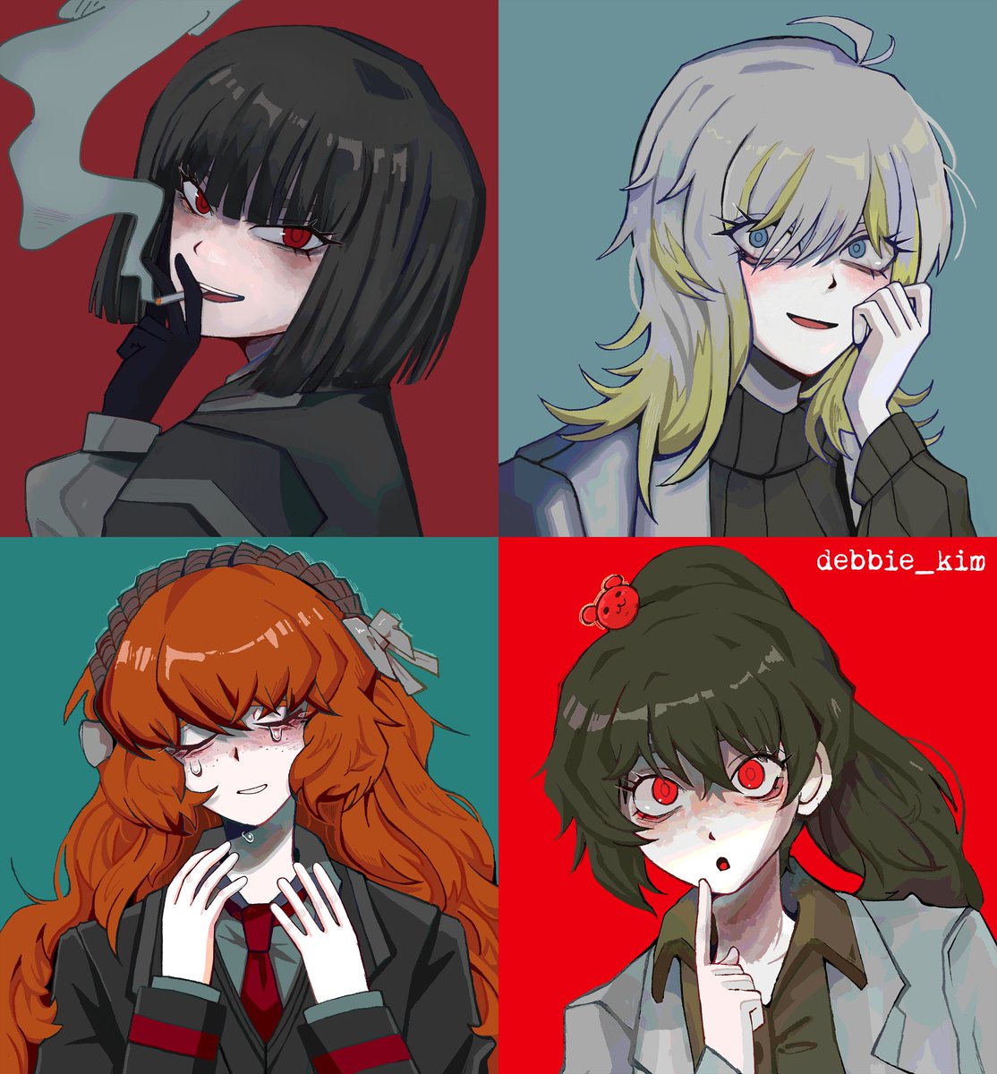 debbie_kim_c's tweet photo. I tried to draw the old art style of Limbus Company. It was fun to try to draw the style. It was so unique and cool! 😭

#LimbusCompany #リンバス #림버스 #LCB https://t.co/YOpU8r0Mjw