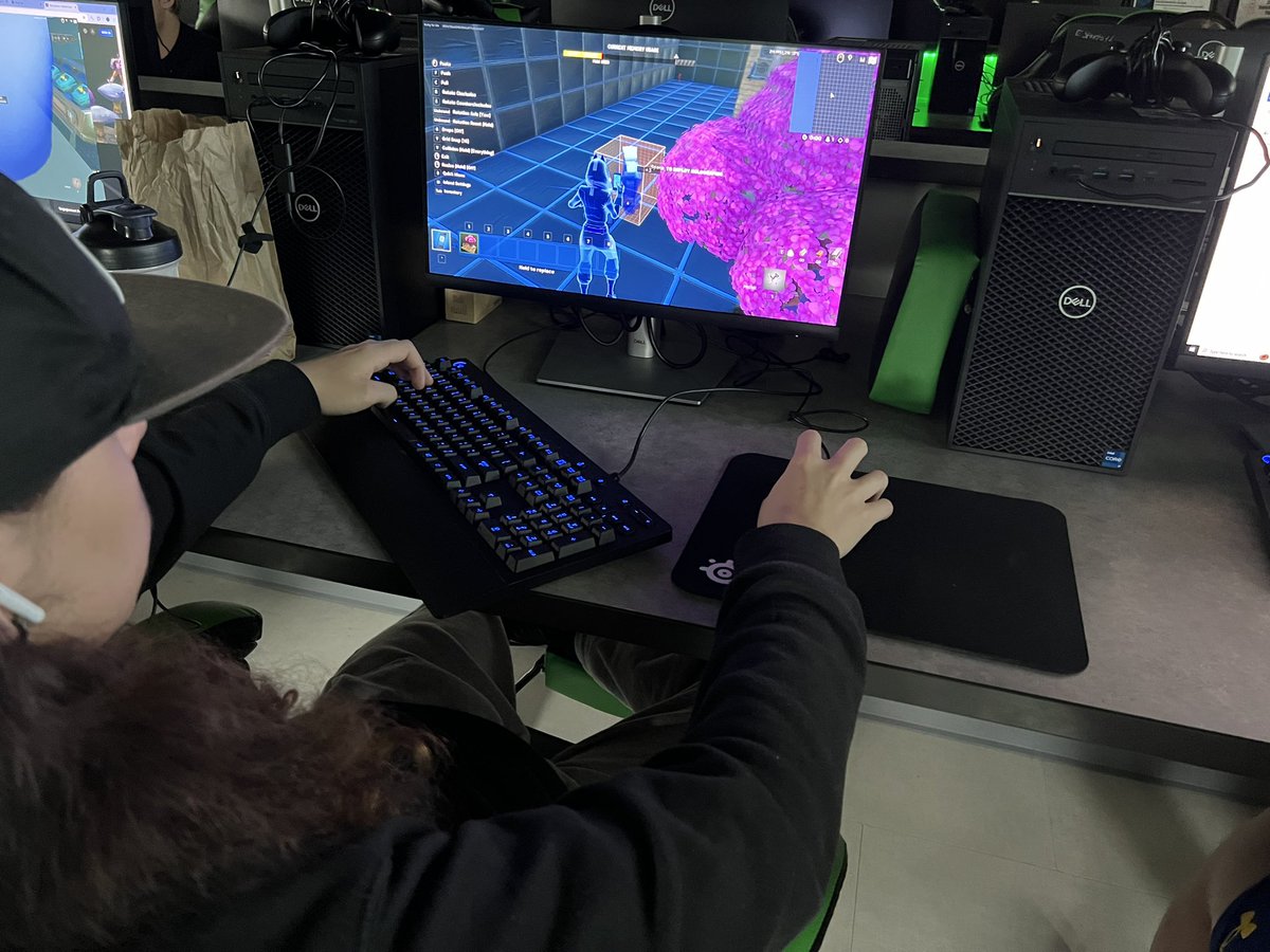 m_drez's tweet image. This is becoming my favorite part of the school year. Student created digital games project. Cover art, storylines, playtesting, peer feedback, and soon to be game jam. Fortnite Creative, Bloxels, Minecraft Edu, Gimkit &amp;amp; more. A fun closing to @GamingConceptsU course. #edtechLSC