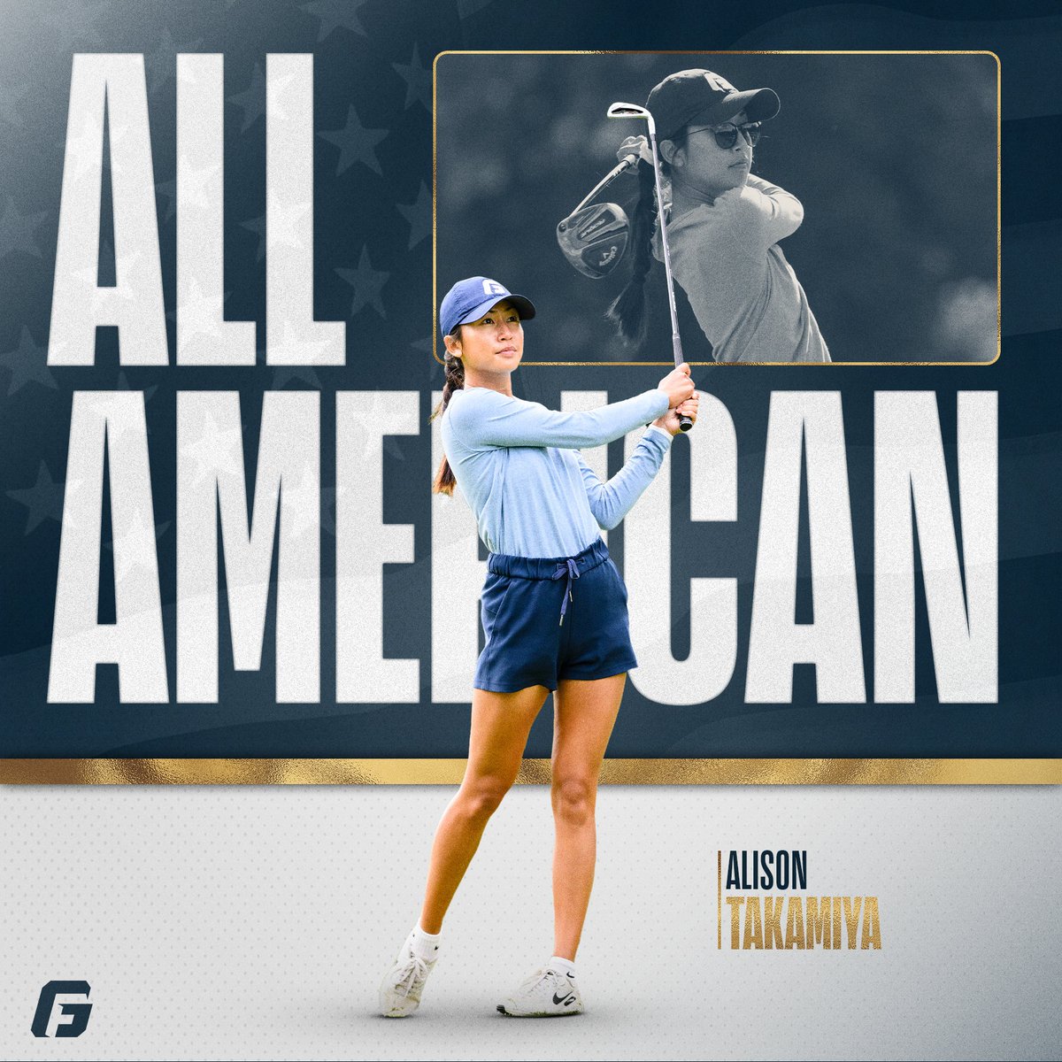 GFUAthletics's tweet photo. ⛳ WGOLF Story: https://t.co/Rxve9WR2qH

The awards keep coming! For the second straight season, three Bruins have been named All-American!

#BruinsStandTall | #d3golf https://t.co/I95lxVEKyJ
