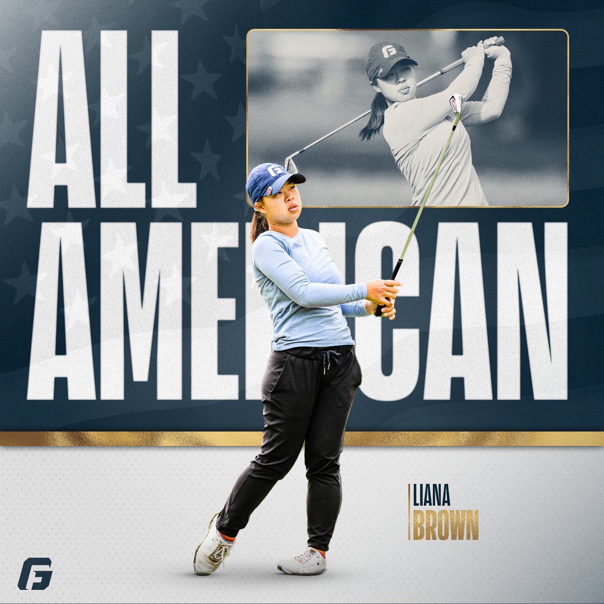GFUAthletics's tweet photo. ⛳ WGOLF Story: https://t.co/Rxve9WR2qH

The awards keep coming! For the second straight season, three Bruins have been named All-American!

#BruinsStandTall | #d3golf https://t.co/I95lxVEKyJ