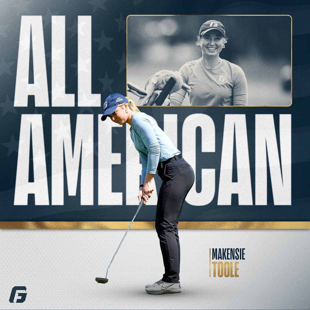 GFUAthletics's tweet photo. ⛳ WGOLF Story: https://t.co/Rxve9WR2qH

The awards keep coming! For the second straight season, three Bruins have been named All-American!

#BruinsStandTall | #d3golf https://t.co/I95lxVEKyJ