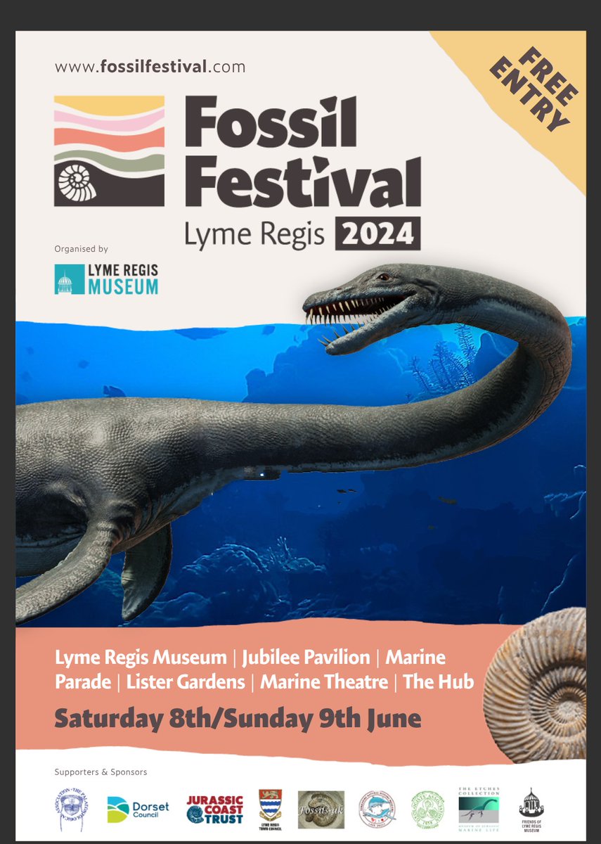 We are at the Lyme Regis Fossil Festival talking to the public about Antarctic life past and present