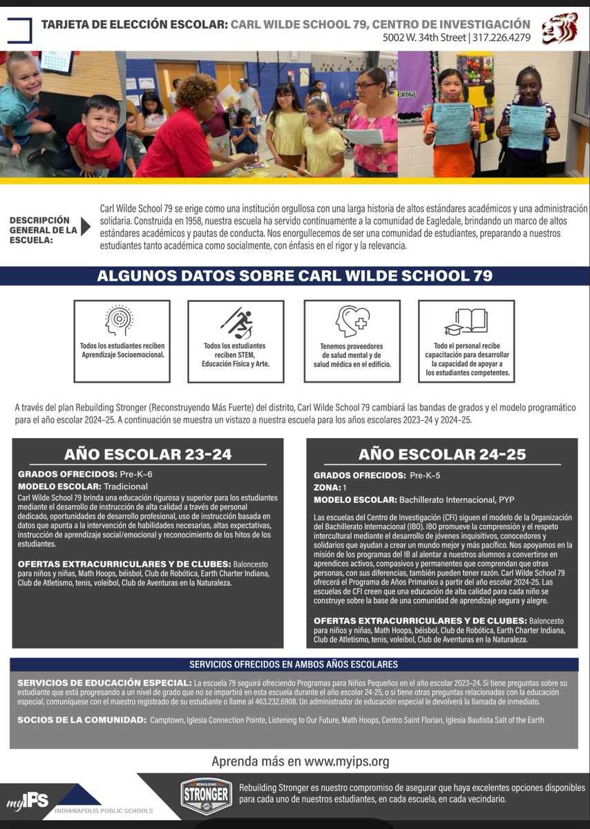 Carl Wilde School 79 tweet media