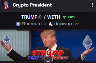 Crypto President $TRUMP tweet media