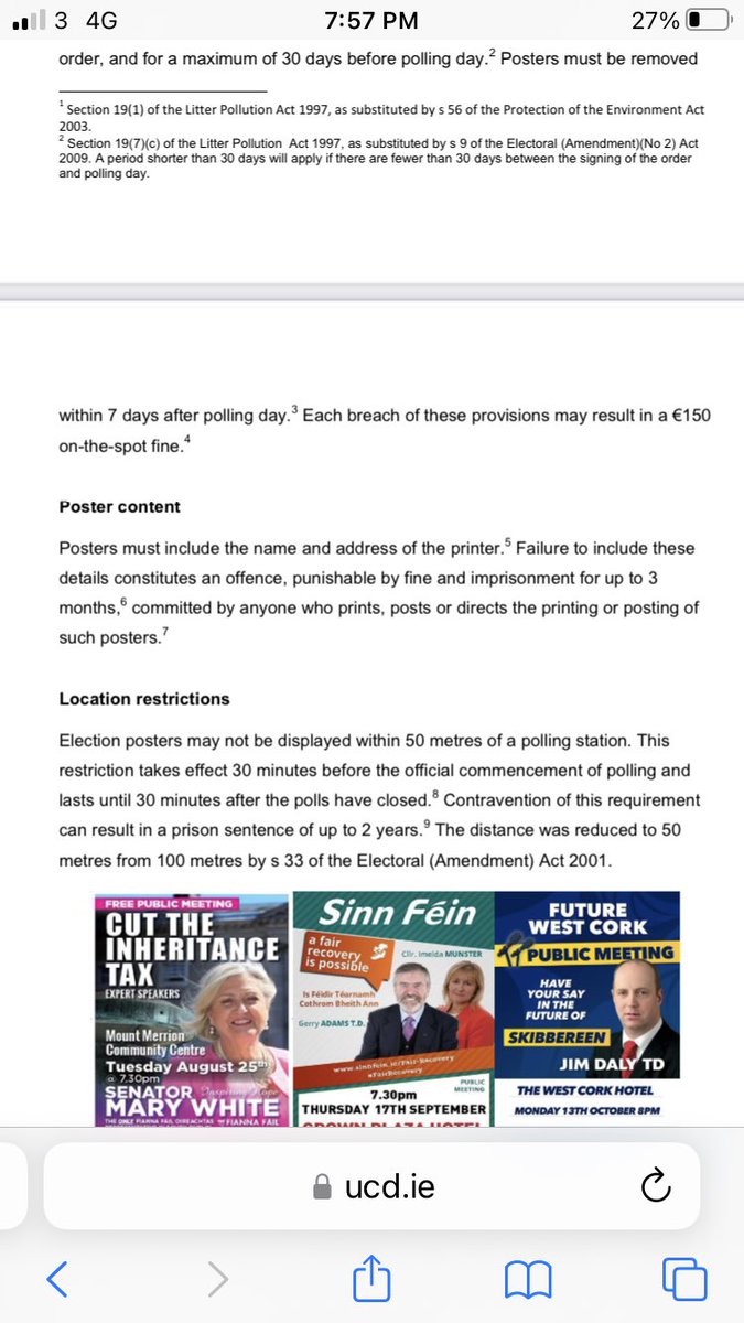 AlanMcC25877454's tweet photo. SF and John Moran think that the rules don’t apply to them when it comes to the laws regarding election posters https://t.co/1uivFK2Gxr