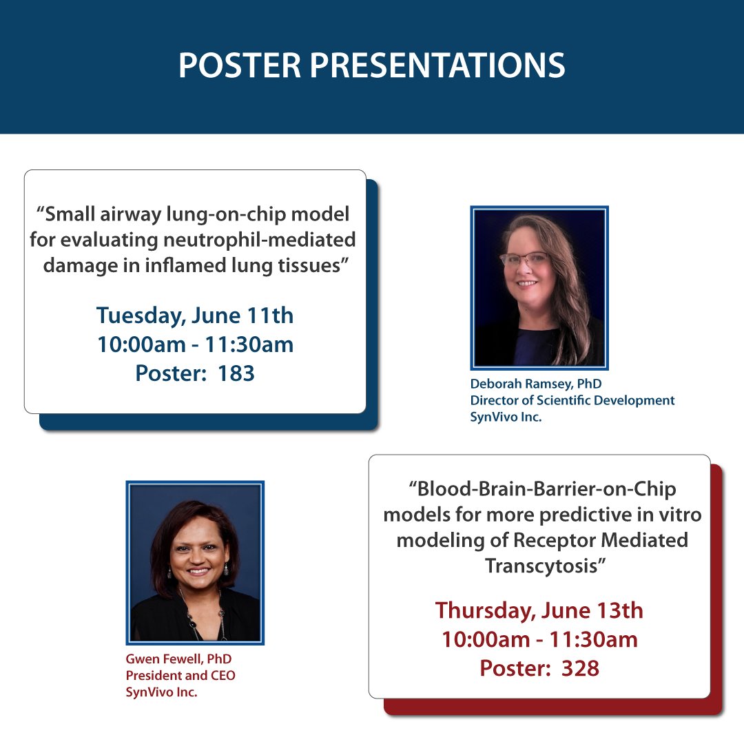We're excited to be exhibiting at the MPS World Summit in Seattle, Washington. Visit us at our booth, attend our session at the Educational Workshop, or visit our poster presentations on Blood-Brain-Barrier and Lung ALI-on-Chip models. We can't wait to connect with you there!