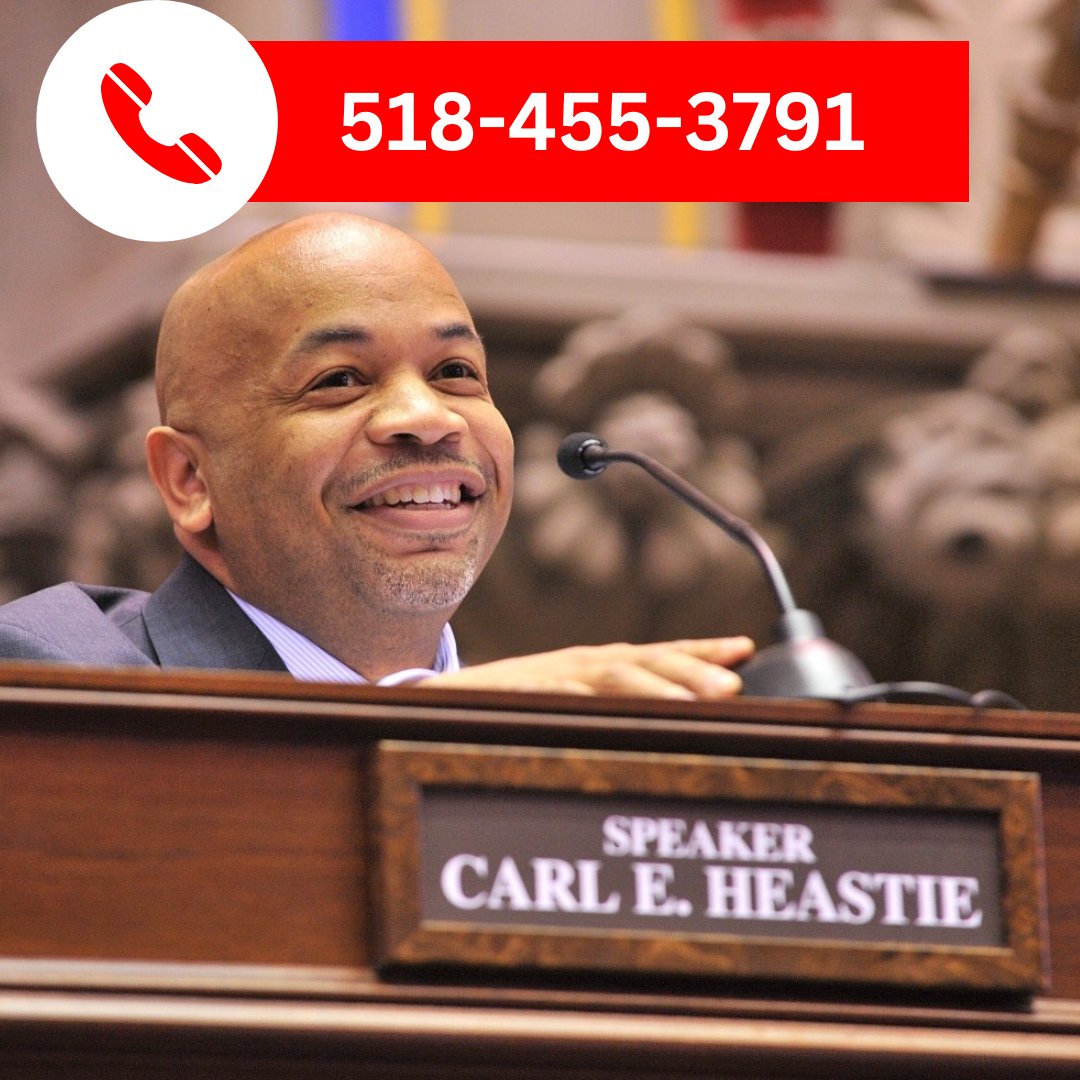 It looks like we've got enough votes to pass the Packaging Reduction Act in the Assembly but we need you to call Speaker @CarlHeastie at 518-455-3791 to make sure he allows it to the floor today before the Legislature adjourns for the year. PLEASE CALL SPEAKER HEASTIE NOW!