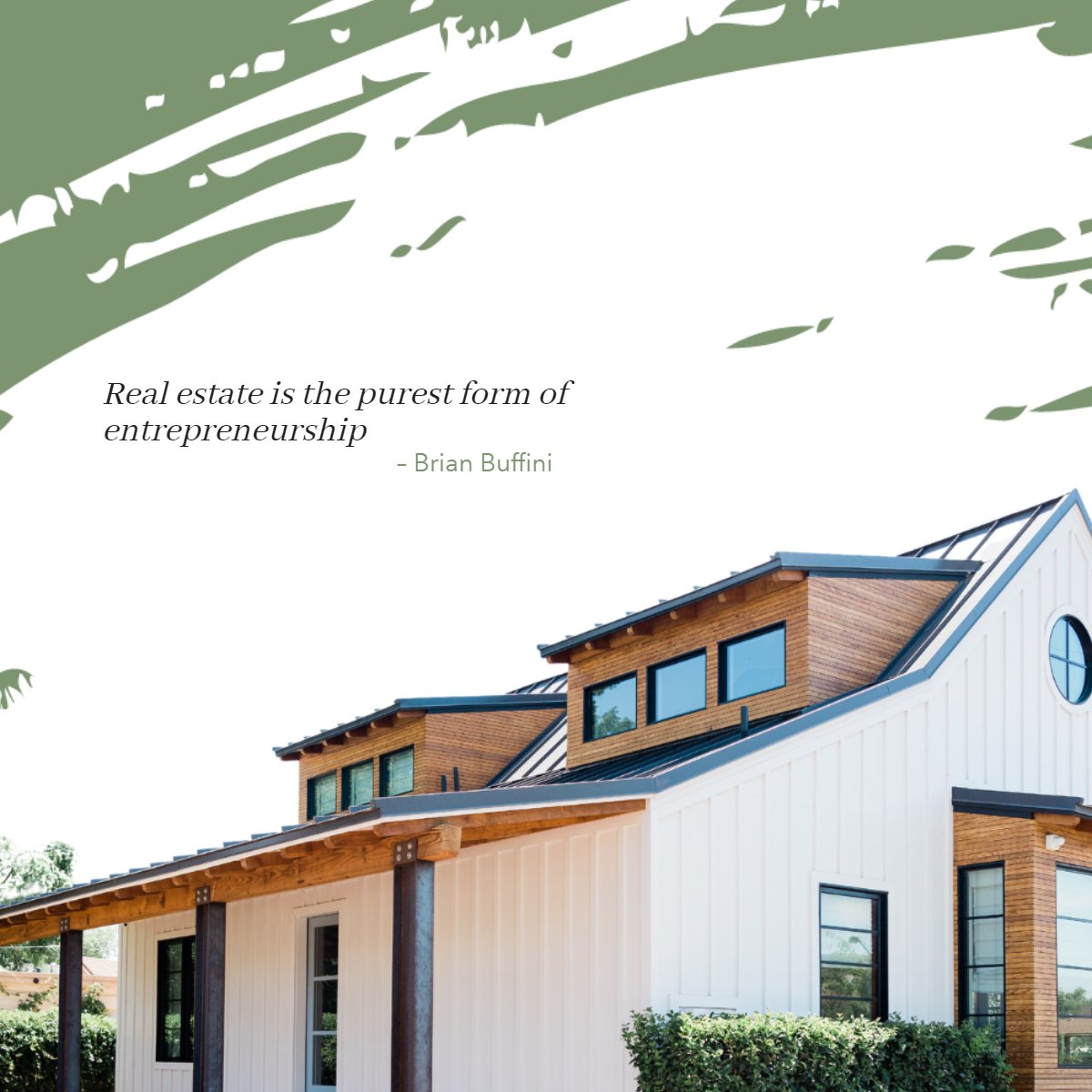 TeodoraDjourova's tweet photo. "Real Estate is the purest form of entrepreneurship"
โ Brian Buffini ๐
#quoteoftheday #quotestagram #lifequotes #realestate #quotes #brainbuffini #realestate https://t.co/QIXD9IOtTl