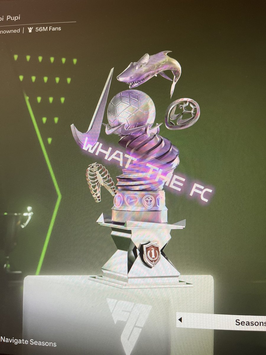 The biggest trophy this club has ever won.