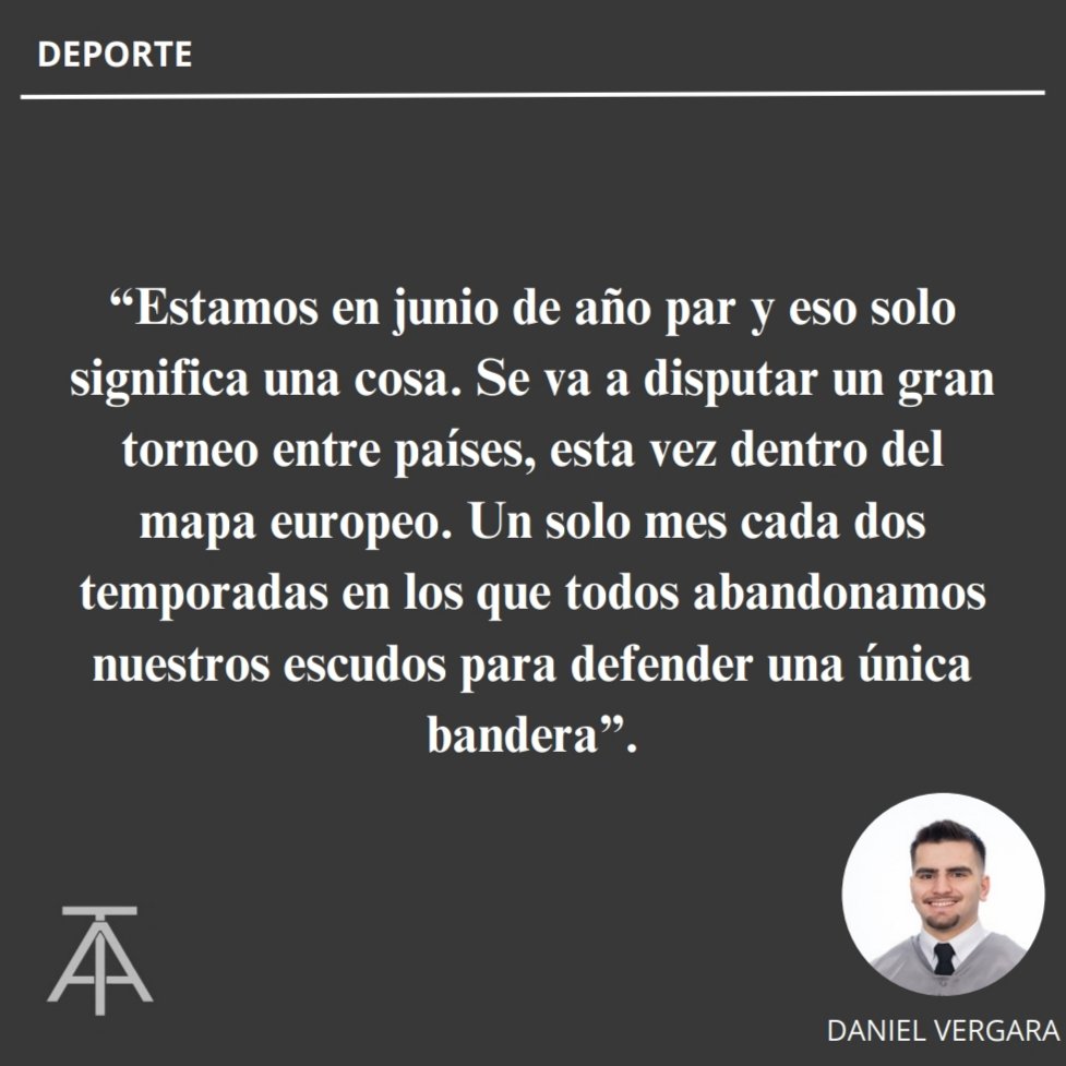 "La pureza del fútbol veraniego"; por Dani Vergara ✍🏼
teclabierta.com/2024/06/07/la-…