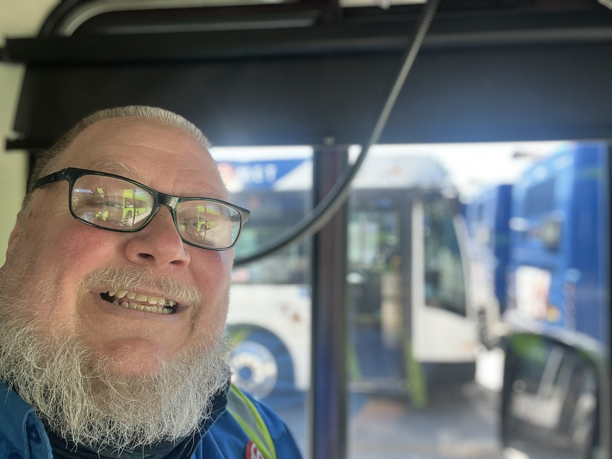 Dan_Christensen's tweet photo. Rain or shine, I'm always smiling behind the wheel! 🚌 Being a bus driver isn't just about getting from A to B, it's about the journey. Kindness, patience, and a good playlist running in my mind, it makes all the difference. @trimet #HappyDriving #JourneyNotDestination https://t.co/dF0LP0NH5r