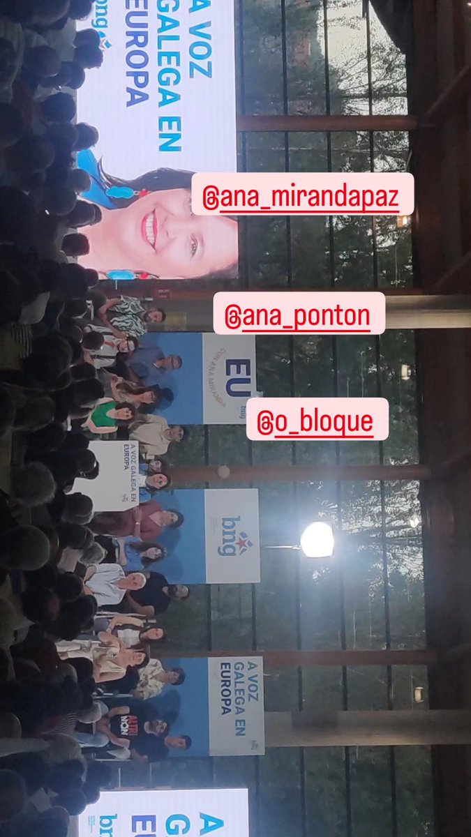 Lui8lui's tweet photo. #AVozGalegaEnEuropa #GalizaConVozPropiaEnEuropa
#BNG
#AnaMirandaPaz https://t.co/ODcYdbVvSW