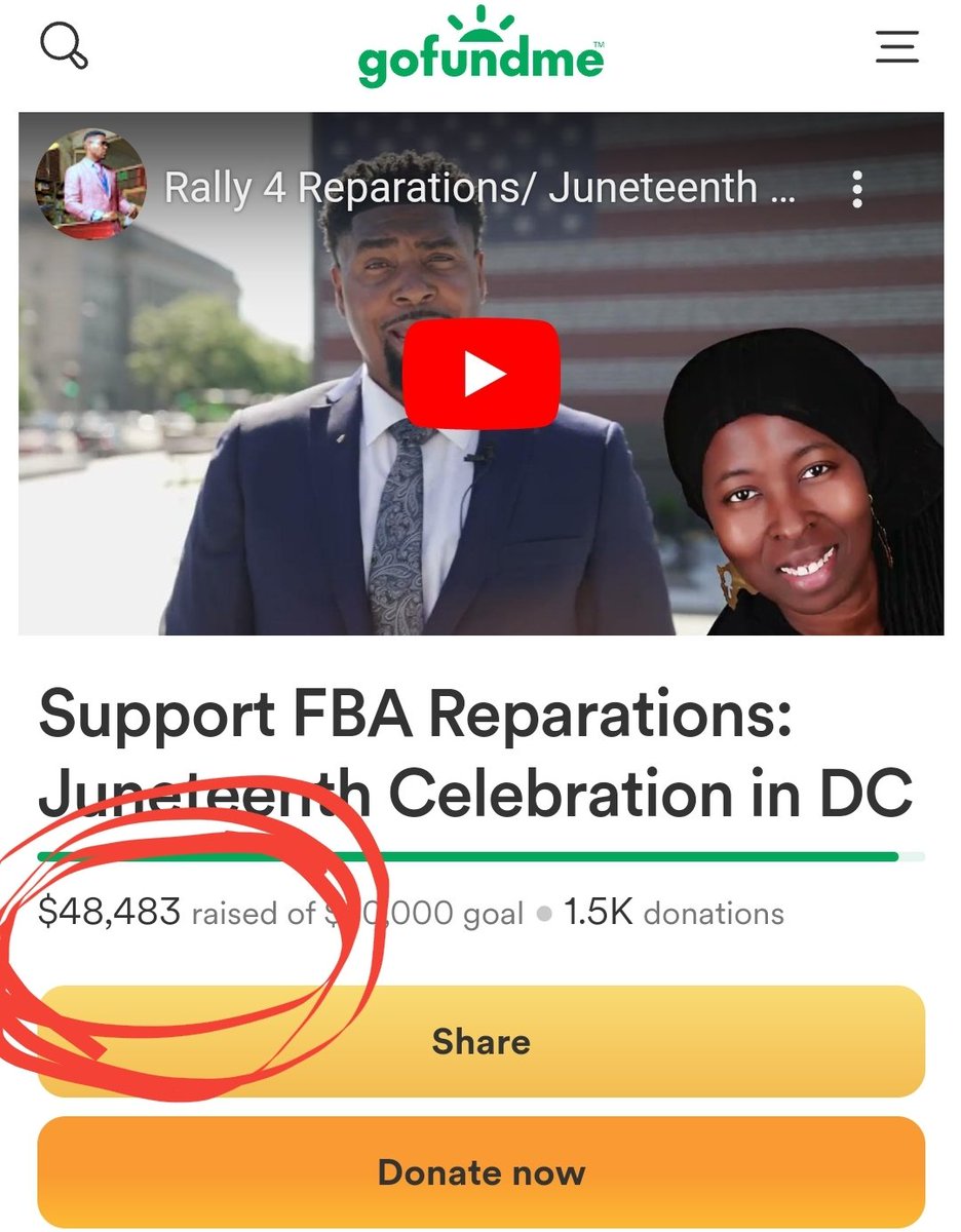 MCE305MEDIA's tweet photo. #Rally4Reparations2
DONATE DONATE DONATE
we are almost at 50k. Let's get over the hump. @tariqnasheed @TaureanReign @Marcel4Congress @JudgeJoeBrownTV @BeatZillaPDX @DeeTubman2 @BlkVoltronRlded @HenriettaSnacks @BLKLiberation84 #FBA #FoundationalBlackAmericans #Mojaura https://t.co/zAtGyWMgl2