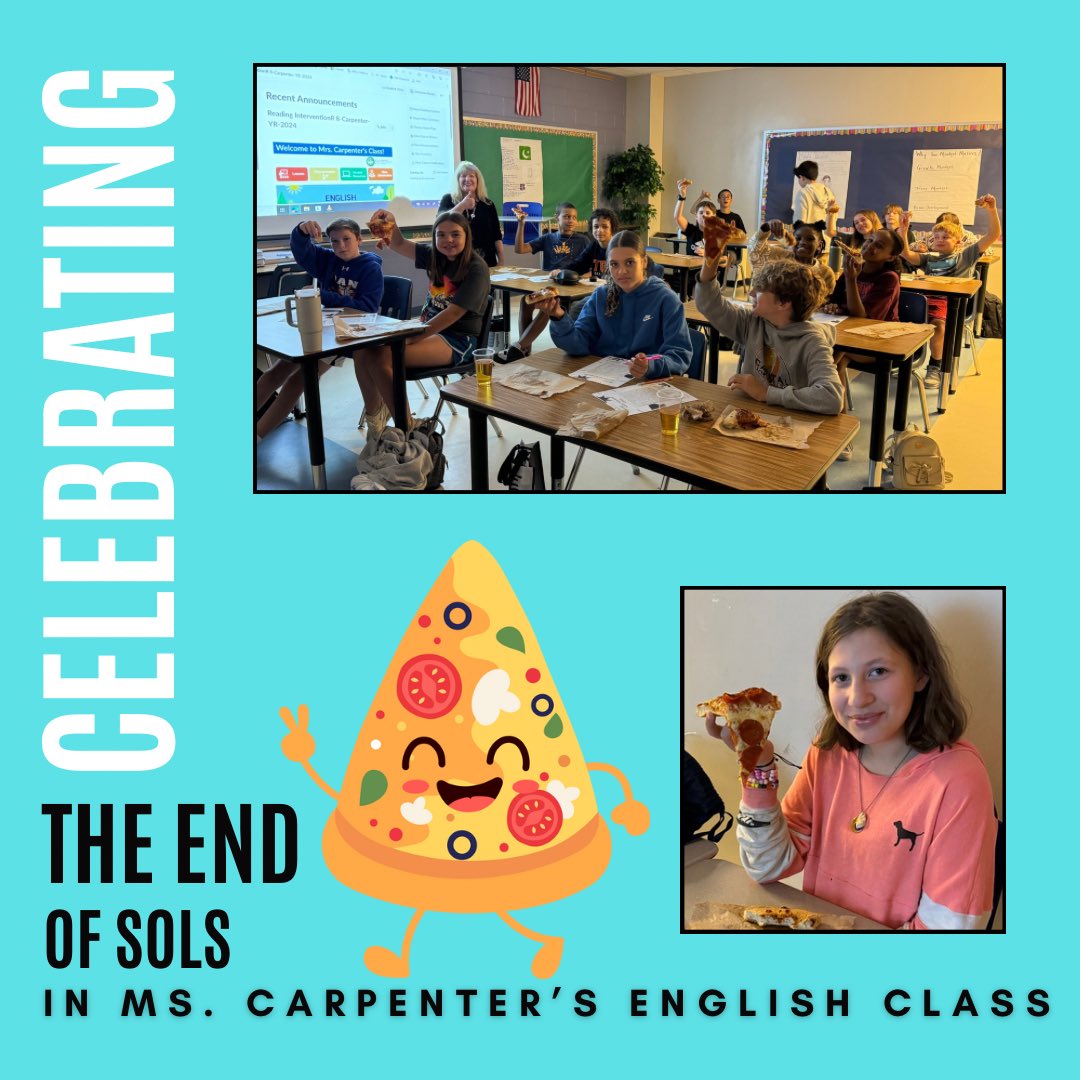 With SOLs out of the way and student tech turned in, there was a rise in smiles everywhere. #Toano #ToanoIs #WeAreWJCC
