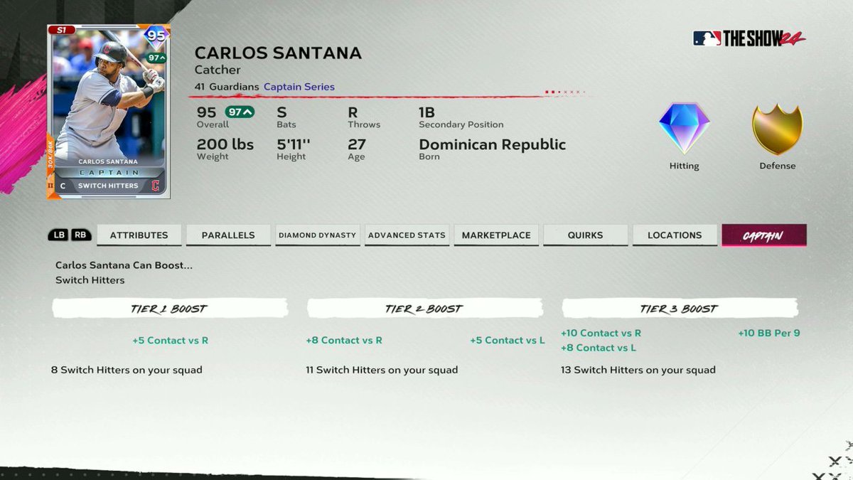 The Carlos Santana Captain boost has been nerfed.