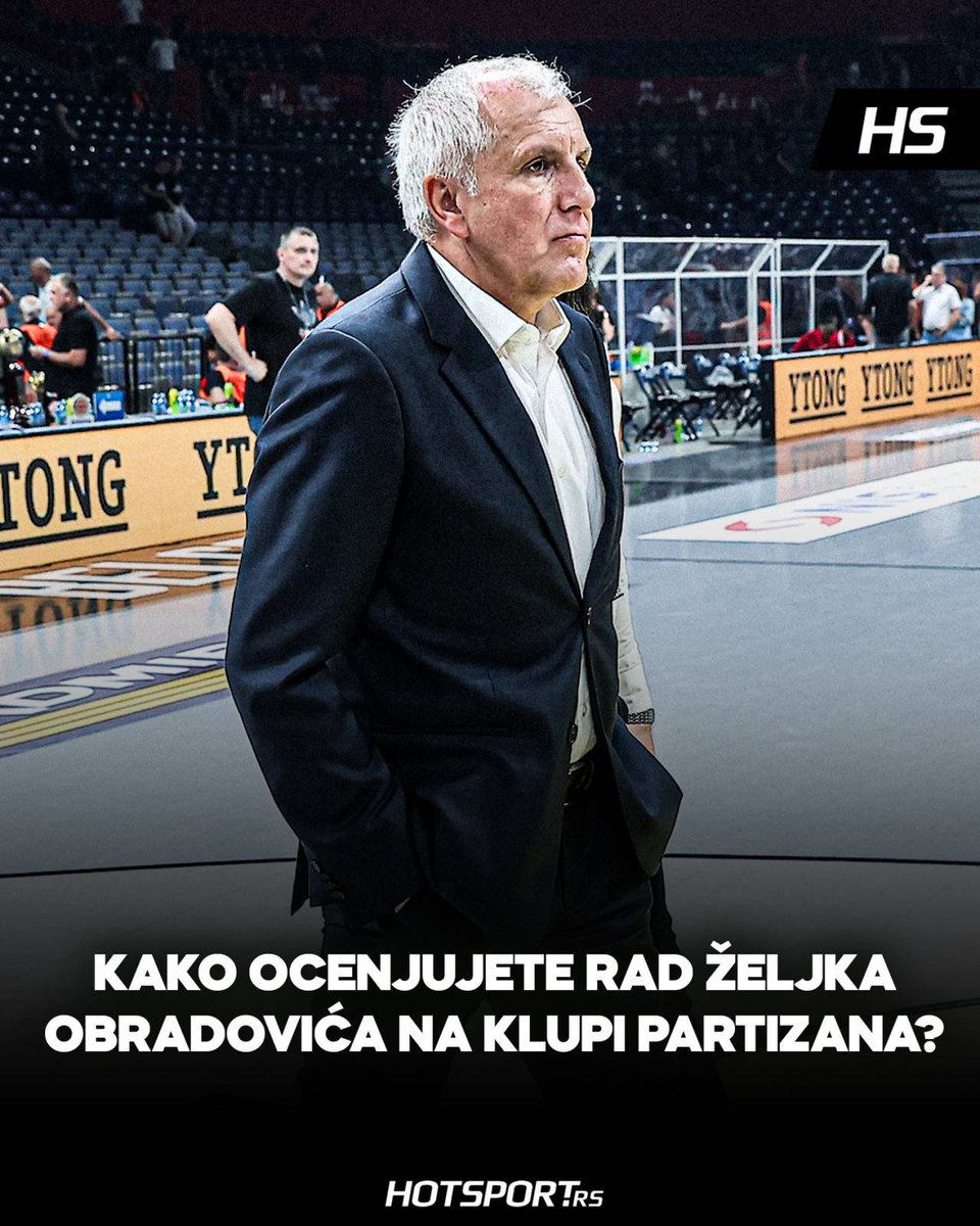 hotsportsrb's tweet photo. Kako komentarišete učinak Željka Obradovića u Partizanu? https://t.co/vSkZ4n7NBB