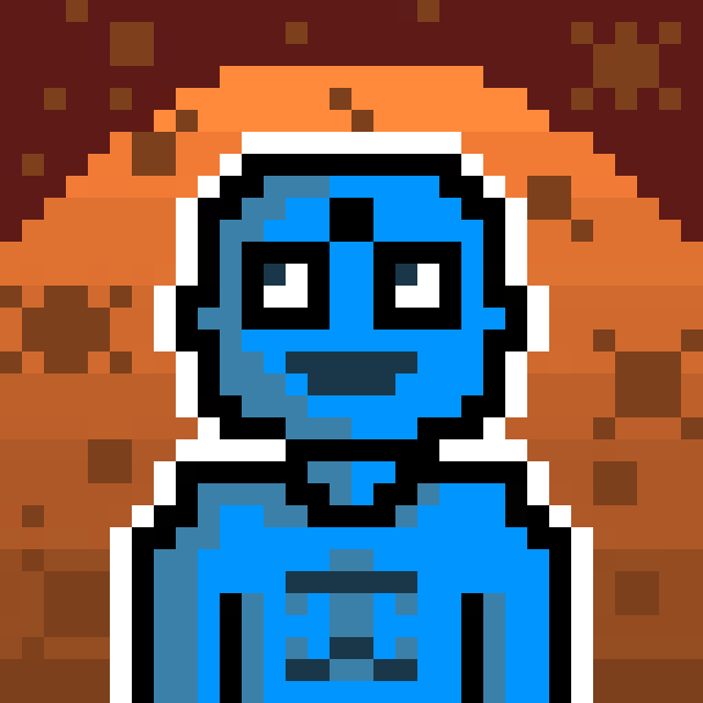 warlock100watt's tweet photo. Doctor Manhattan, but #PixelBob! Might do Rorschach next, might do the whole gang, might just leave it at this. @PixelBobs @build_on_bob https://t.co/Fc0h26OsL0