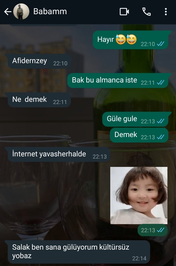 Kalbimi kırdın baba...