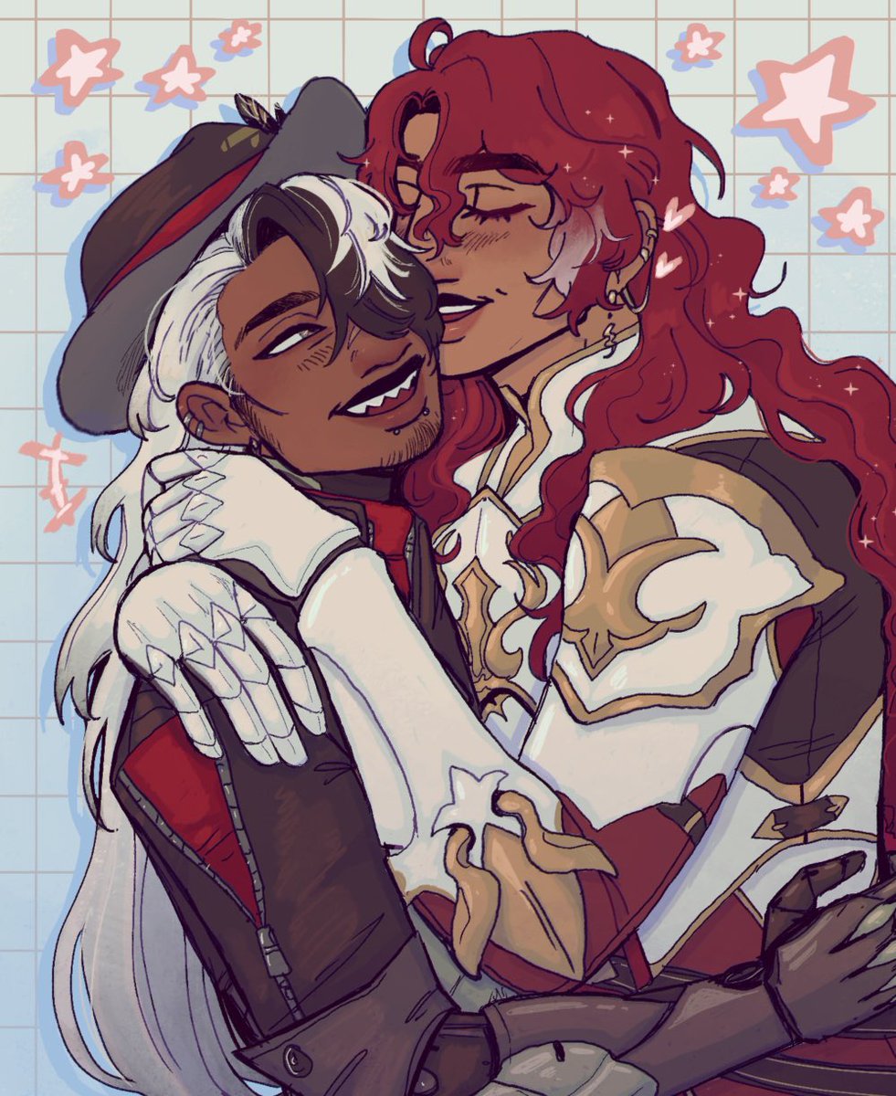 FruityRibbits's tweet image. those cowboy x knight yaoi guys #argenthill