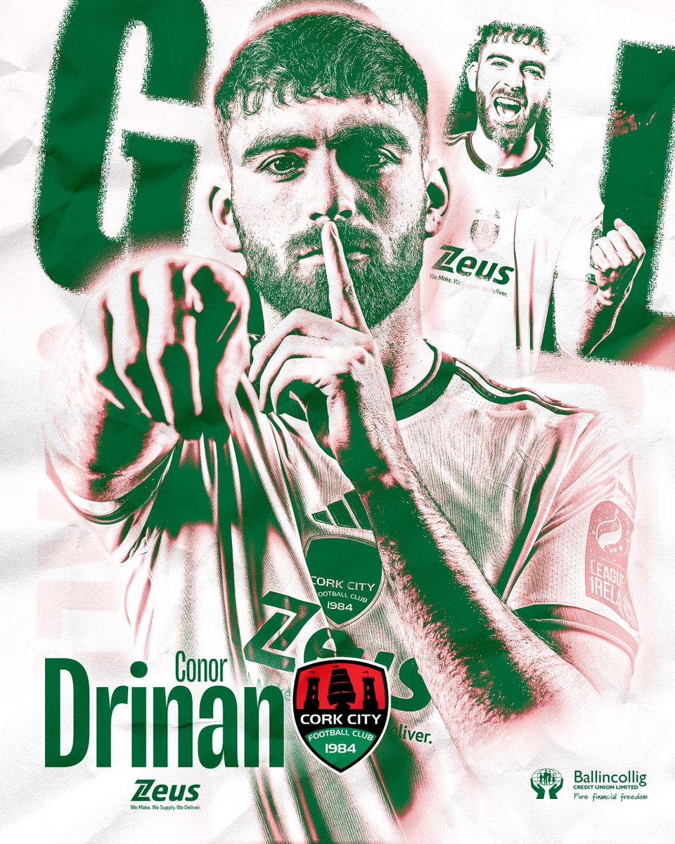 DRINAN SCORES AGAIN!!!!

⚪️ 2-0 🔴

#CCFC84 || #LOI