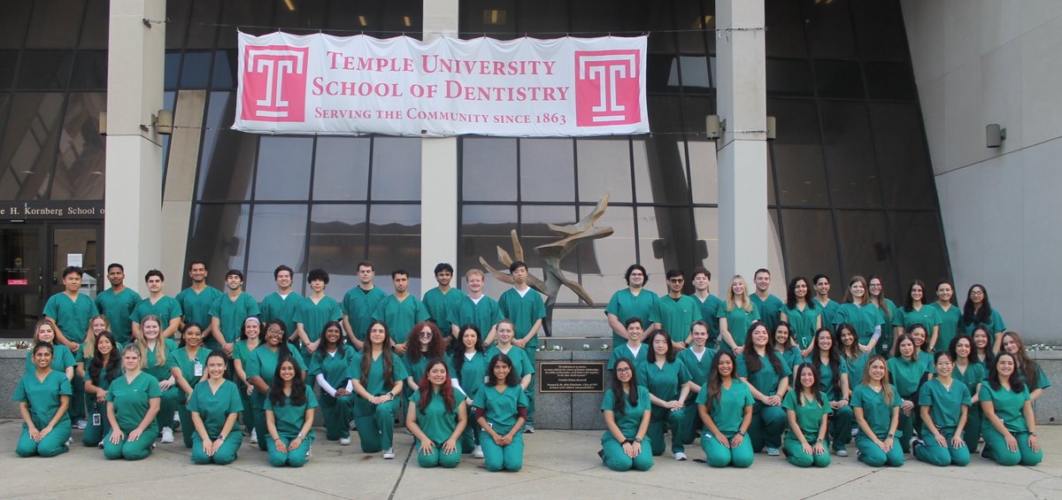 Congratulations to the 10th Post Bacc Class of Temple Dental! Your dedication and hard work will surely lead you to success in the field of dentistry. #TempleDental #FutureDentists