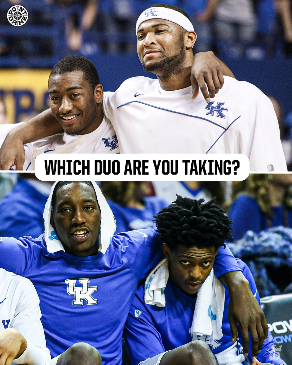 pointgamepod's tweet image. Which duo are you taking? 

@DraftKings @JohnWall @CJToledano @Bam1of1