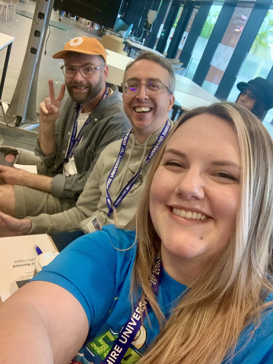 Beccy_Collins's tweet photo. Went to @StaffsUni GradEx with some colleagues today, to be a judge for the character art showcases! 

Was lovely chatting to so many students and seeing all their amazing work.

Big congrats to the winners and to everyone that took part! 👏 https://t.co/oxT8UdRGZ5