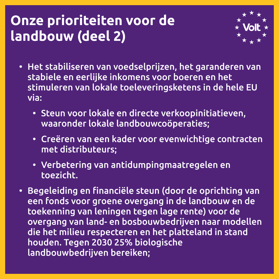 VoltBelgium's tweet photo. π©βπΎ Volt gelooft in een toekomst van landbouw die #Duurzaamheid, #Winstgevendheid en #AdministratieveVerlichting voor boeren combineert.
π³οΈ Op 9 juni #StemVolt #StemLijst5 & 27 https://t.co/WghlVDCMnA