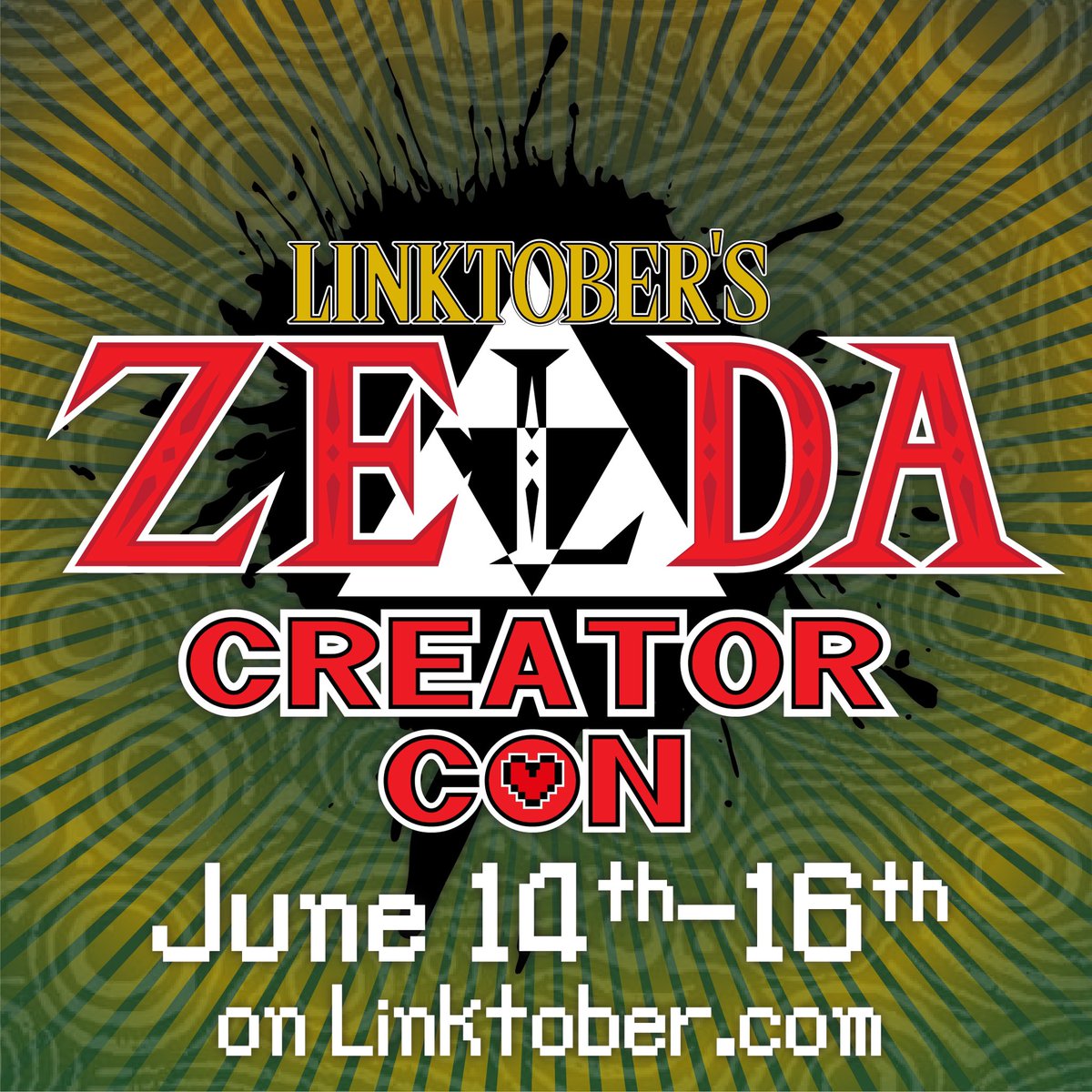 linktober's tweet photo. ONE WEEK OUT!
Get your ticket into the ONLY LEGEND OF ZELDA CONVENTION there is! And it is all online!
https://t.co/NouDDUbwvS
@zeldacreators @ZeldaUniverse @ZeldaDungeon @zeldathon #legendofzelda #zelda #linktober #zeldacreatorcon https://t.co/URBBbyLOOK