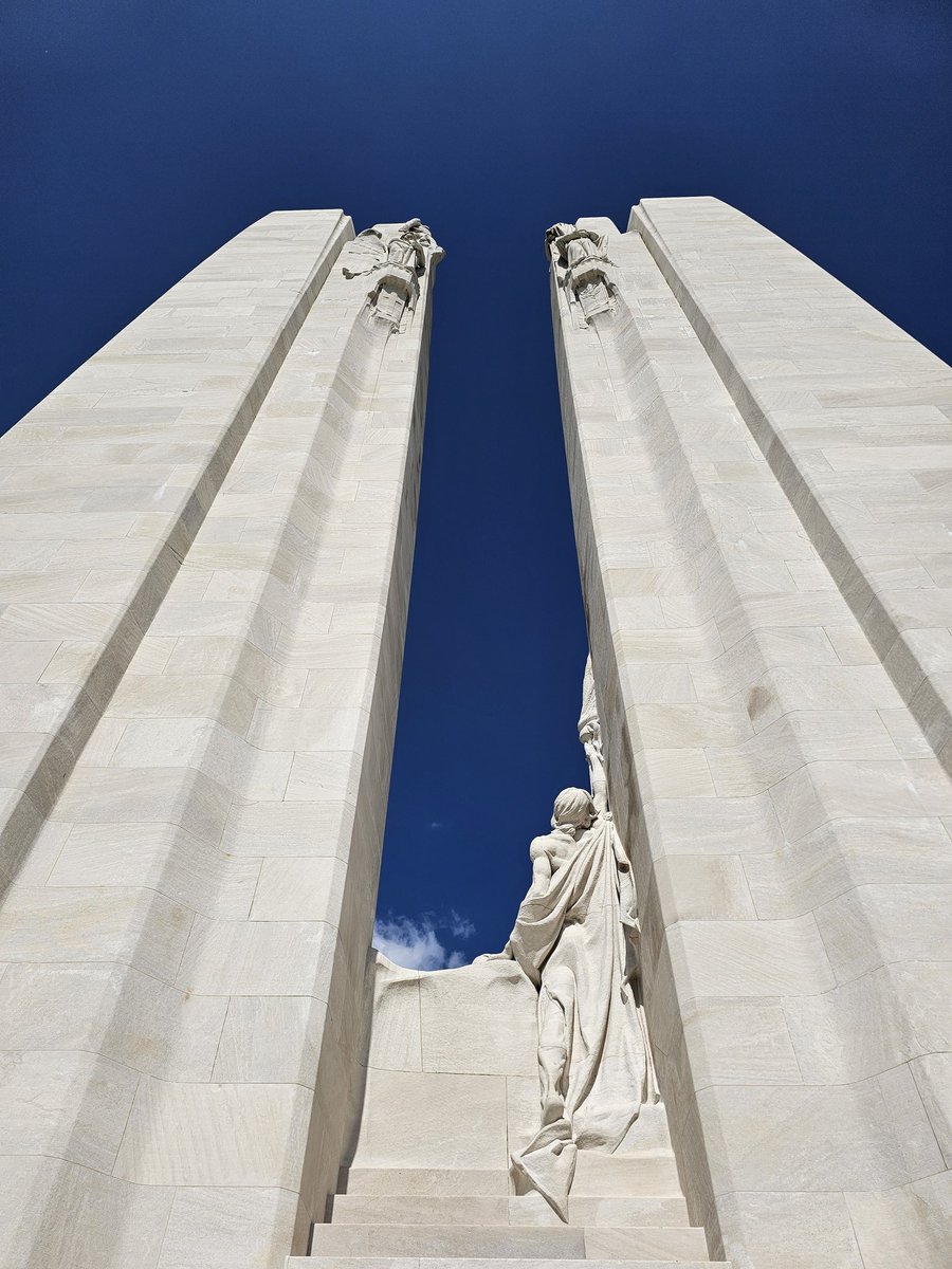 Year 9 French-History Trip: Day 1 - Notre Dame de Lorette French cemetery, Cabaret Rouge British cemetery to pay our respects to RGS Old Boy, Captain Henry Hamp Hill and Vimy Ridge Canadian memorial.