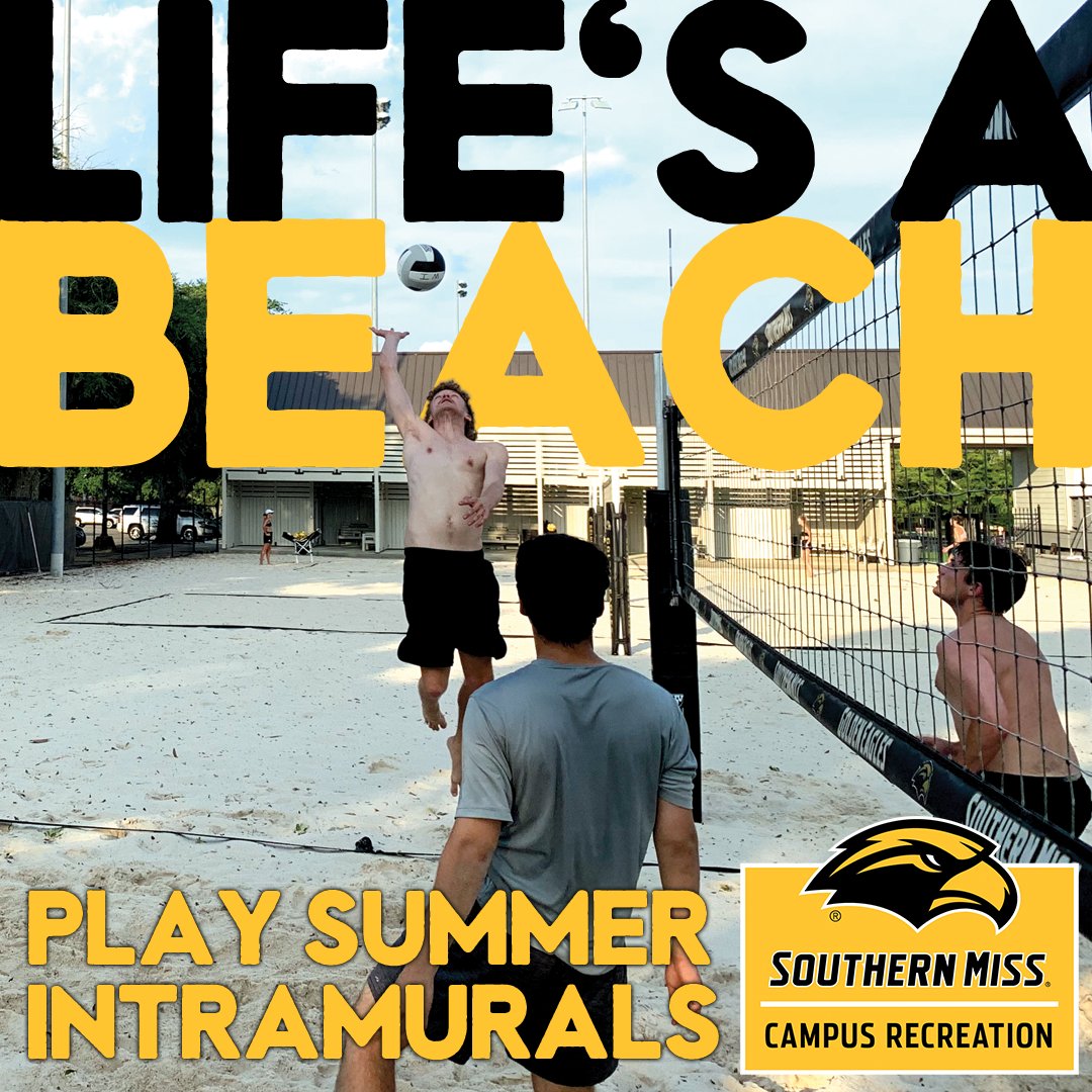 somisscampusrec's tweet photo. Illegal Animal Experiment bested Bro Science on #PayneBeach to kick off the summer #USMintramurals season. Beach Volleyball &amp; Flag Football playing now. Pickleball &amp; 3v3 Basketball in mid-June. Register at  https://t.co/VLsiWz4tJD. #USMRecLife #USMCampusRec #healthisgolden #SMTTT https://t.co/UHjHK2aUO4