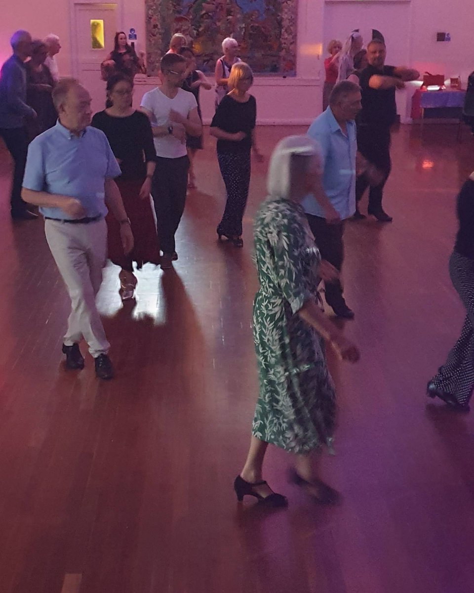 Mambo line dance at our wine and cheese. Looks like fun! Join us next time..