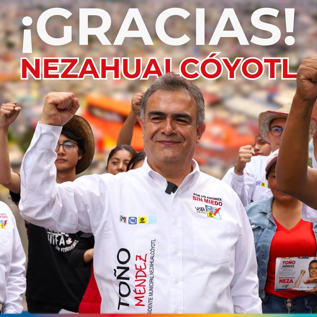 Gracias  Nezahualcóyotl, por su confianza, su apoyo y su cariño. 🙏🏻

Con gratitud y cariño, Toño Méndez.